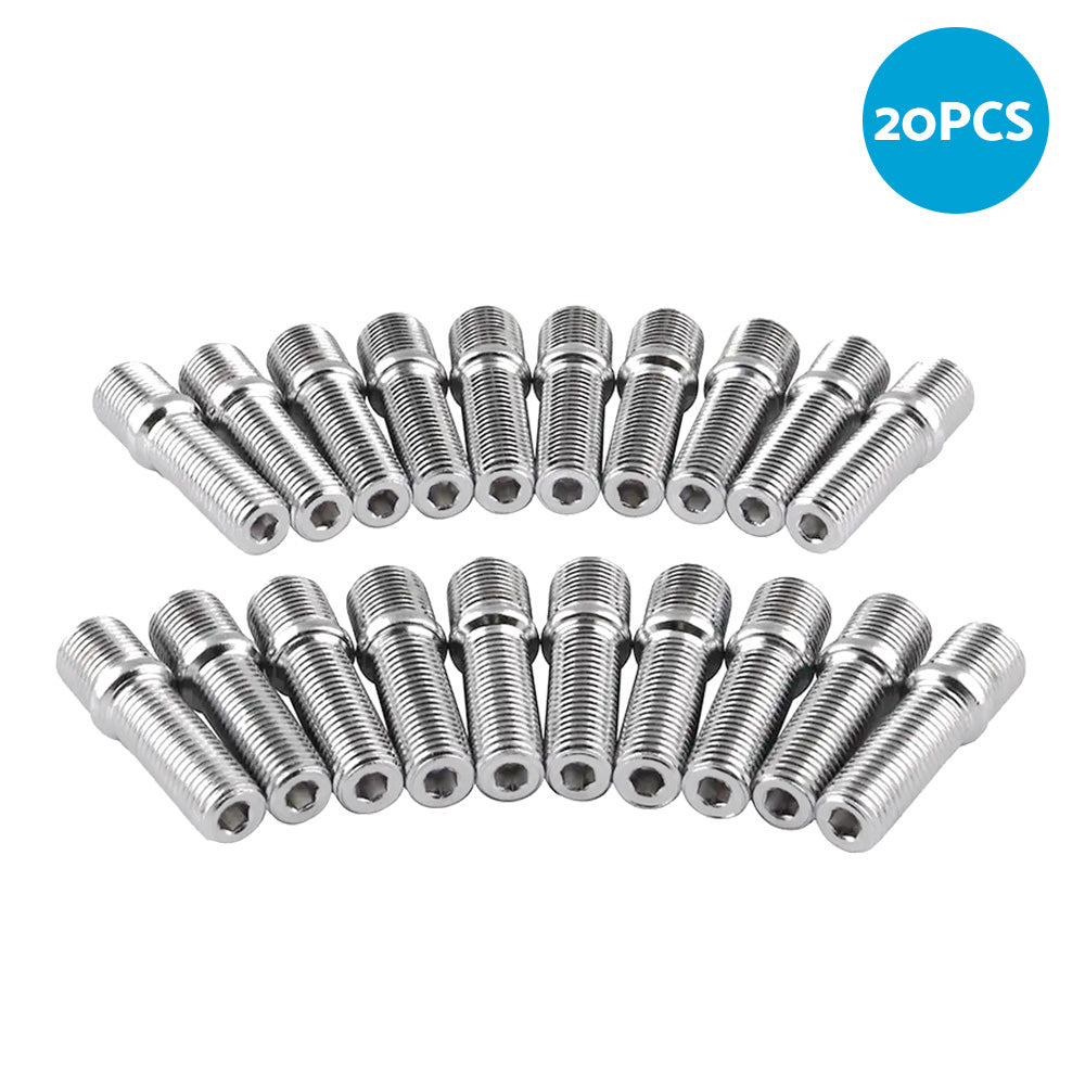 20x M12 x 1.5 Wheel Stud Conversion Bolts Suitable For German Cars 58mm