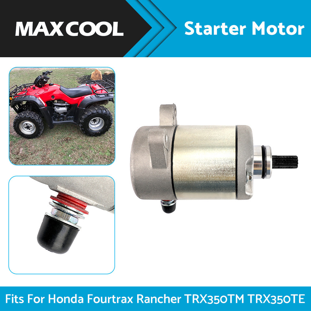 {{ 9 Tooth Electric Starter Motor Fit For Honda TRX350 TE or FE TM or FM Fourtrax Rancher }} - Buy Car Parts Online at {{ Kaka Auto Parts }}.