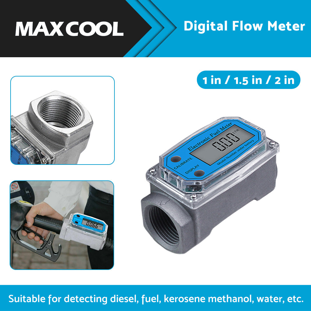 {{ 1/1.5/2 inch Turbine Digital Diesel Water Fuel Flow Meter Oval Gear Flow Gauge }} - Buy Car Parts Online at {{ Kaka Auto Parts }}.