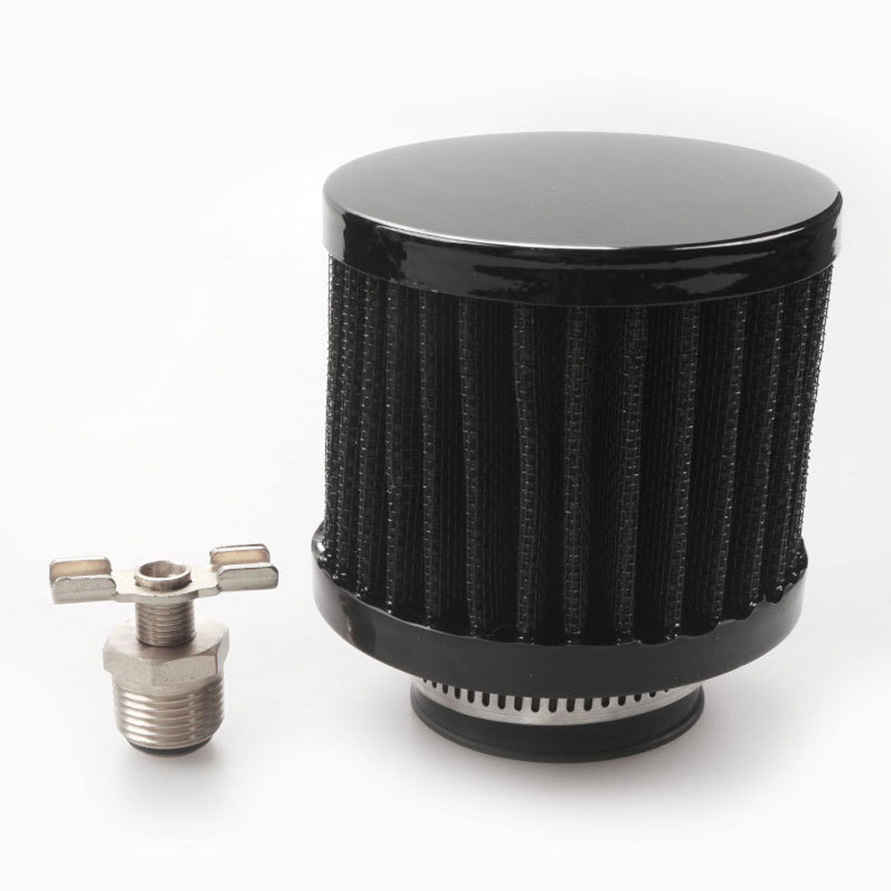 {{ Aluminium Baffled Engine Oil Catch Can 0. 75L 2 Port AN10  3M Hose Fitting Kit }} - Buy Car Parts Online at {{ Kaka Auto Parts }}.