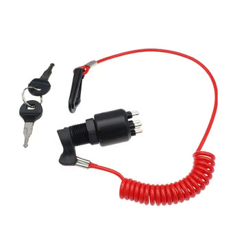 compare product Ignition Key Switch With Safety Lanyard Suitable For Evinrude / Johnson OMC 5005801