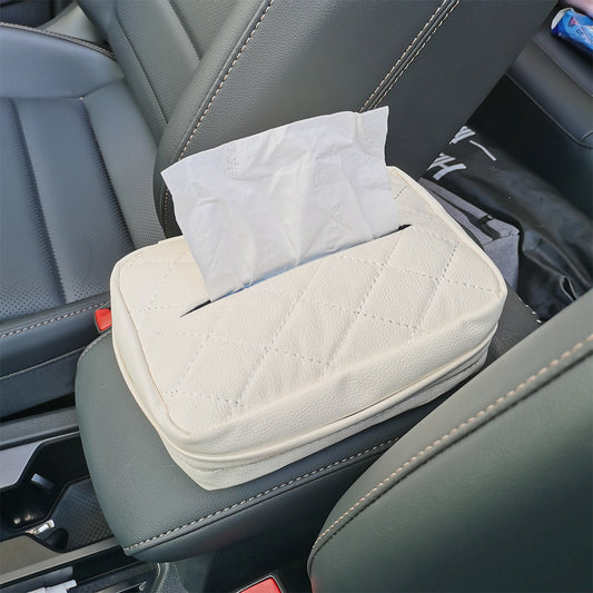 Car Tissue Holder 120 Tissues Box Cover Backseat Extra Large Tissue Organization