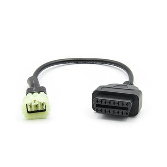 compare product 6-Pin OBD Connector Diagnostic Adapter Cable Suitable For Kawasaki Motorcycle