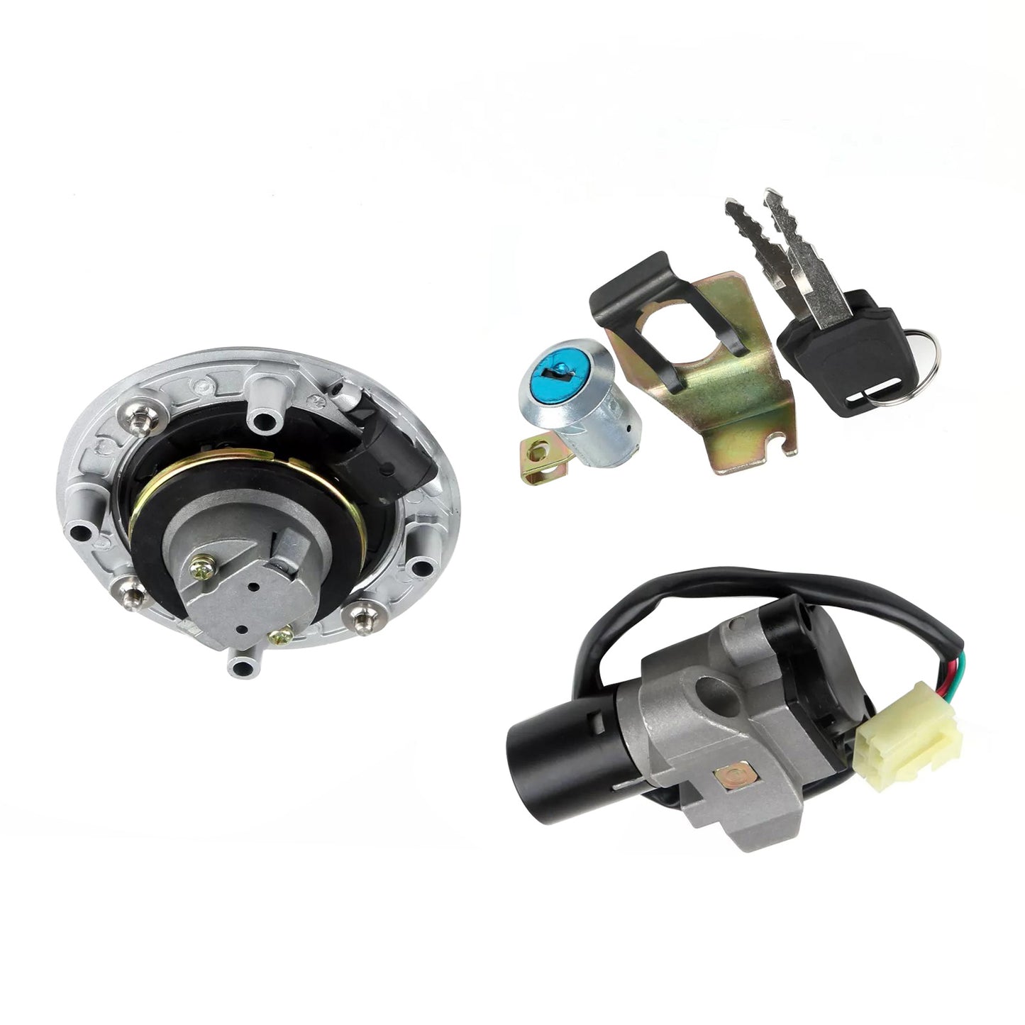 {{ Ignition Switch Fuel Gas Cap Lock Key Set Suitable for Suzuki GS500 2001–2012 }} - Buy Car Parts Online at {{ Kaka Auto Parts }}.
