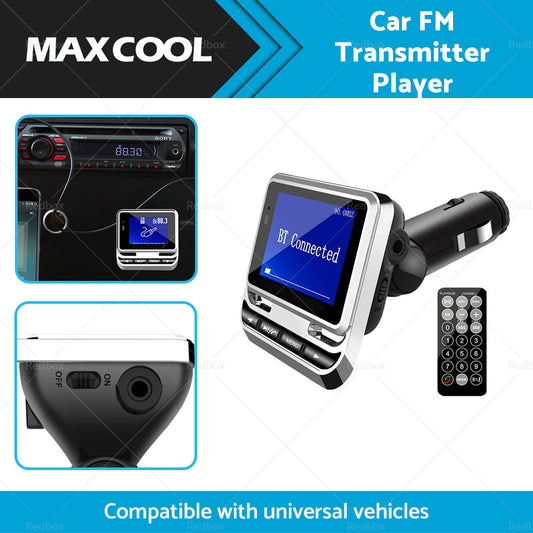 Handsfree Wireless Bluetooth-compatible Car FM Transmitter MP3 Player USB Charge