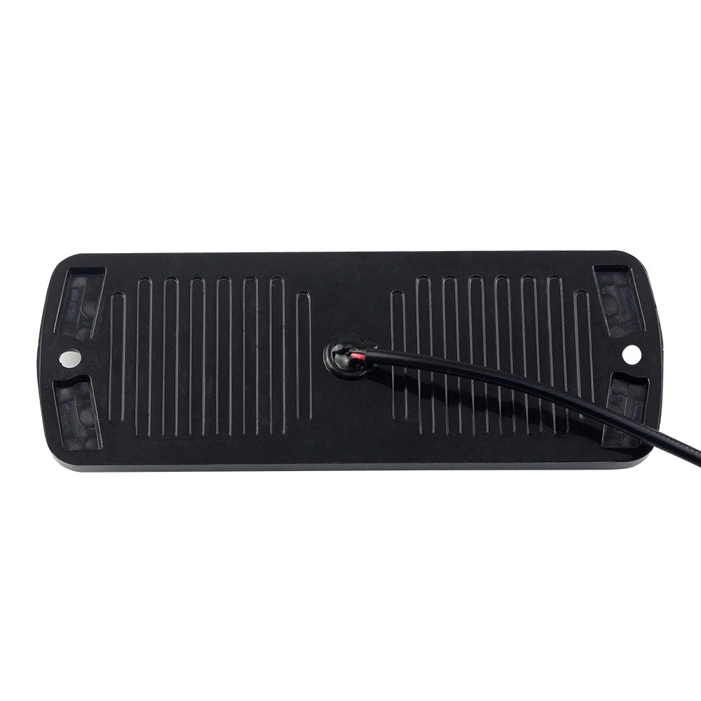 12 LED Strobe Light Emergency Warning Beacon White Amber 12V/24V