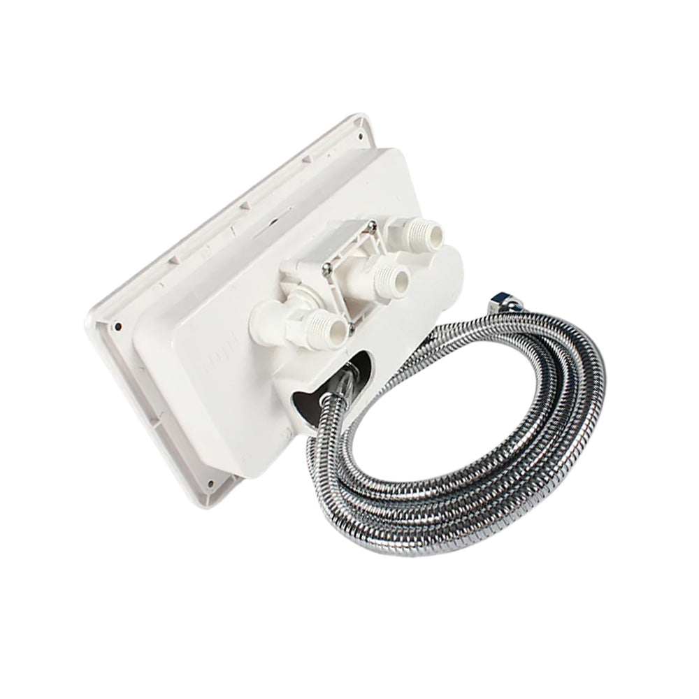 Caravan RV Shower Box Kit External with Lock Exterior Camper Trailer Boat Marine