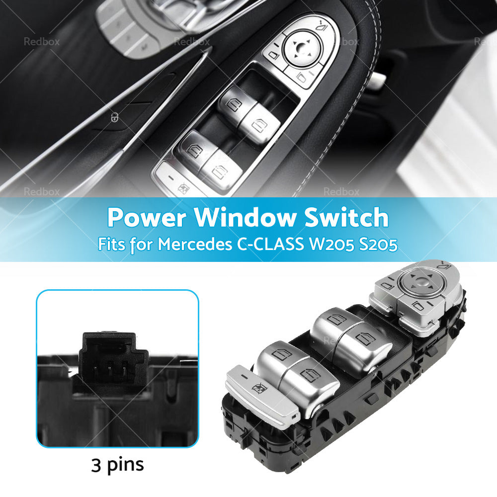 {{ A2059056811 Master Power Window Control Switch For Mercedes C-CLASS W205 S205 }} - Buy Car Parts Online at {{ Kaka Auto Parts }}.