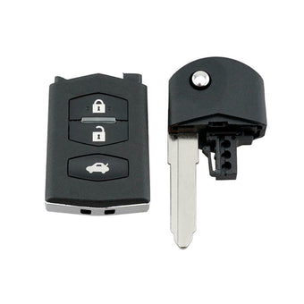 compare product 3 Button Complete Remote Car Key 433MHz ID63 80Bit Chip Suitable For Mazda 2 3 6