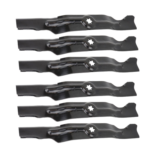 6pcs Blades Suitable 50inch Cub Cadet MTD Ride on Mower 742-04053 942-04053 B