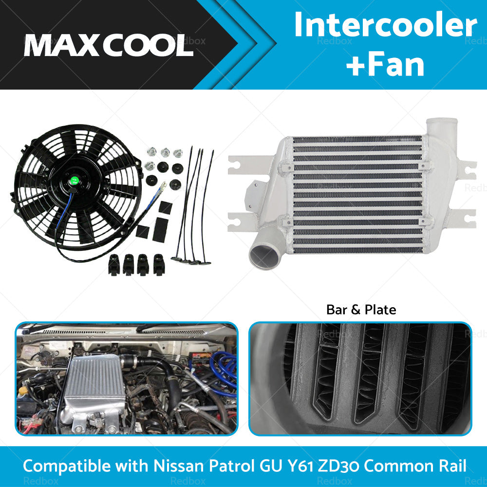 {{ Top Mount Intercooler Kit Suitable For Nissan Patrol GU Y61 ZD30 Common Rail }} - Buy Car Parts Online at {{ Kaka Auto Parts }}.