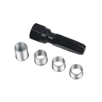 compare product 4 Inserts Helicoil Thread Reamer Tap Repair  and  14MM Spark Plug Repair Kit