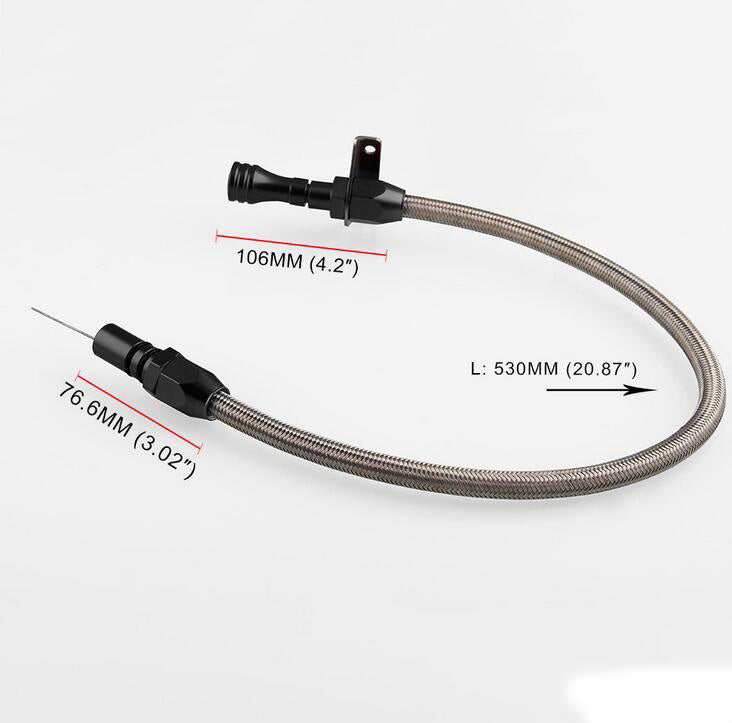 {{ Flexible Stainless Transmission Dipstick for Chevy GM TH350 Tranny SBC BBC Trans }} - Buy Car Parts Online at {{ Kaka Auto Parts }}.