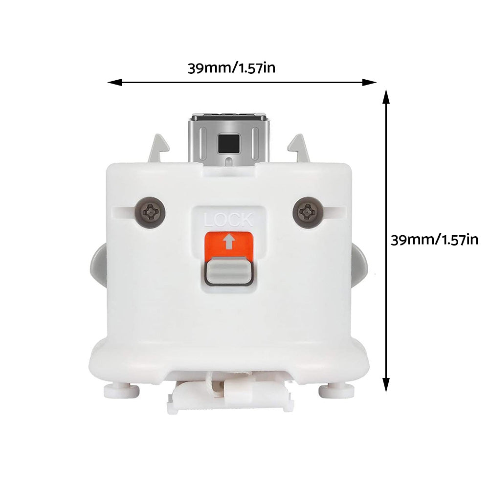 2x Motion Plus Adapter Sensor Suitable For Nintendo Wii Remote Controller