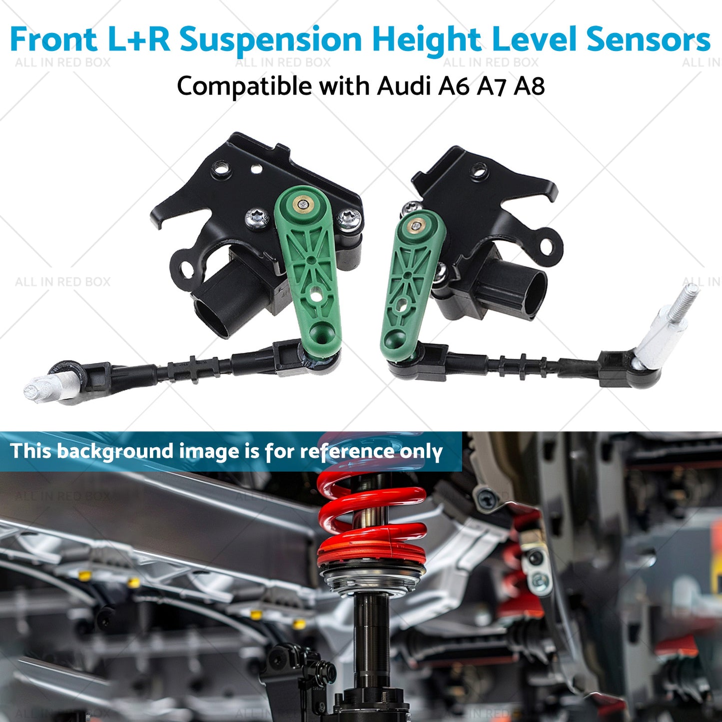 {{ Front LR Suspension Height Level Sensors 4H0941285G Suitable for Audi A6 A7 A8 }} - Buy Car Parts Online at {{ Kaka Auto Parts }}.
