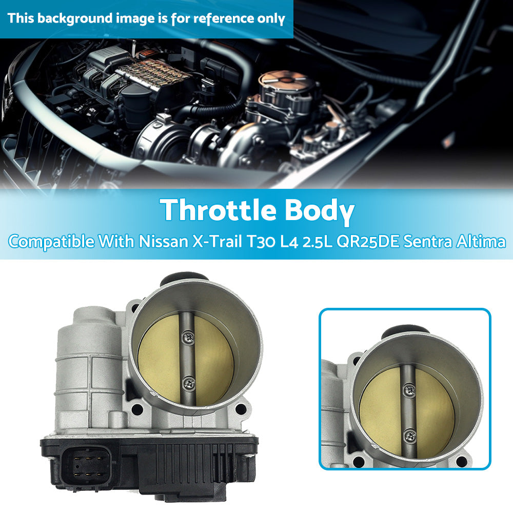 {{ Throttle Body Suitable For Nissan X-Trail T30 L4 2. 5L QR25DE 02-06 Sentra Altima }} - Buy Car Parts Online at {{ Kaka Auto Parts }}.