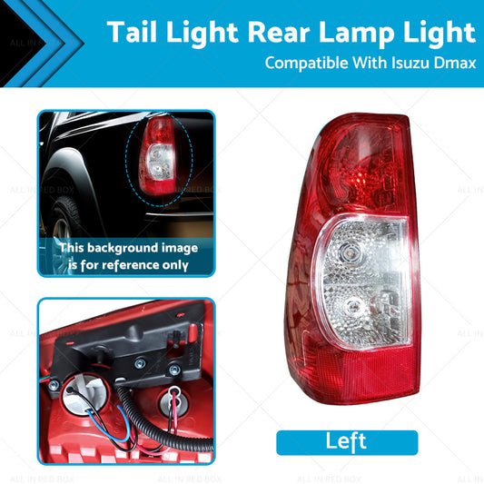 {{ Left Red Tail Light Rear Lamp Light Suitable for Isuzu Dmax 2006-2012 }} - Buy Car Parts Online at {{ Kaka Auto Parts }}.