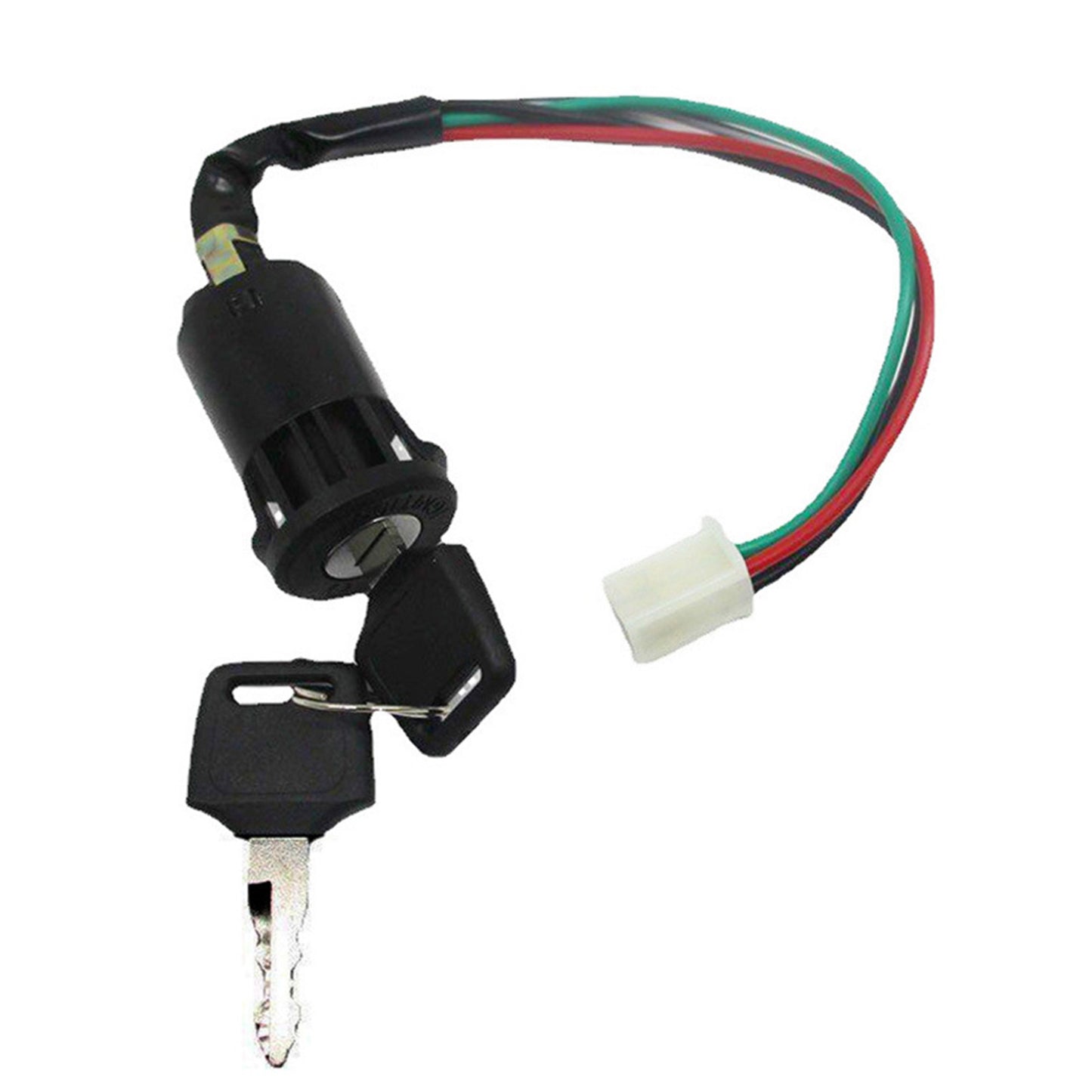 4-Wire Ignition Key Barrel Switch Suitable For 50cc-150cc PIT Quad, Dirt Bike & ATV