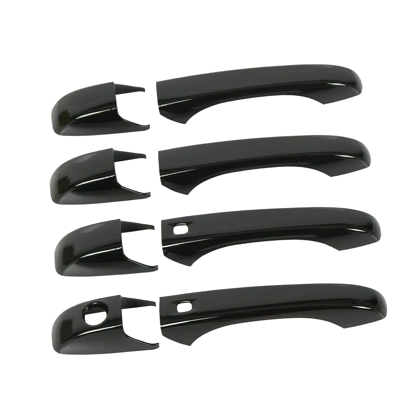 8x Exterior Door Handle Covers Trim Suitable For Jeep Grand Cherokee / Chrysler