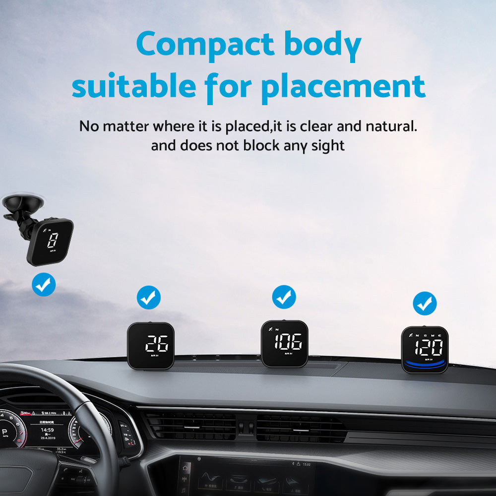 Digital Speedometer Universal GPS HUD Head-Up Display Suitable For Car With MPH & Overspeed Alarm