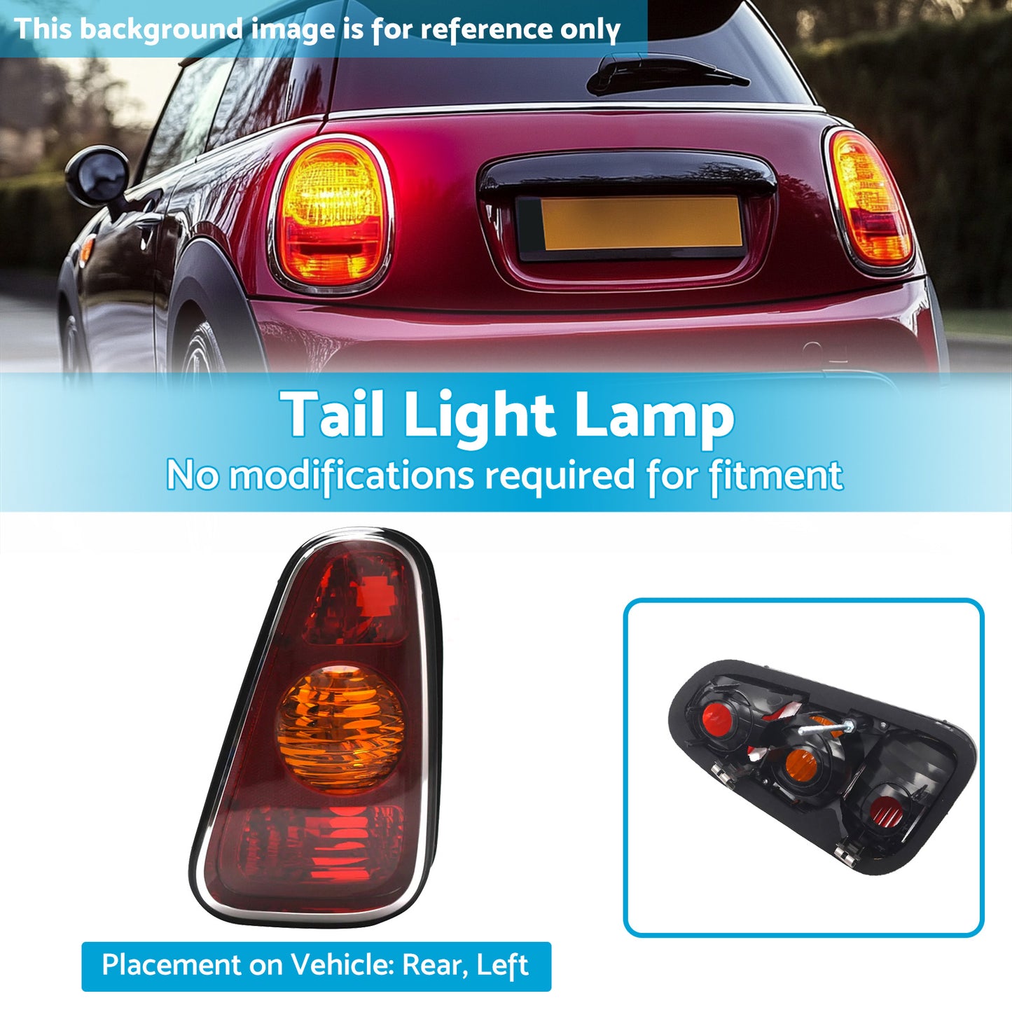 {{ Right Hand Tail Light Lamp Suitable For Mini Cooper Hatch R50 Hatchback 01-04 }} - Buy Car Parts Online at {{ Kaka Auto Parts }}.