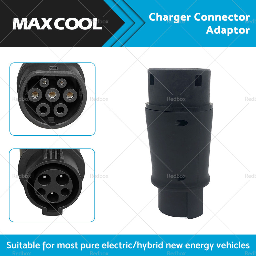 {{ EVSE EV Adaptor 32A J1772 Type 1 to Type 2 Plug EV Adapter, Electric Cars V A3Y2 }} - Buy Car Parts Online at {{ Kaka Auto Parts }}.