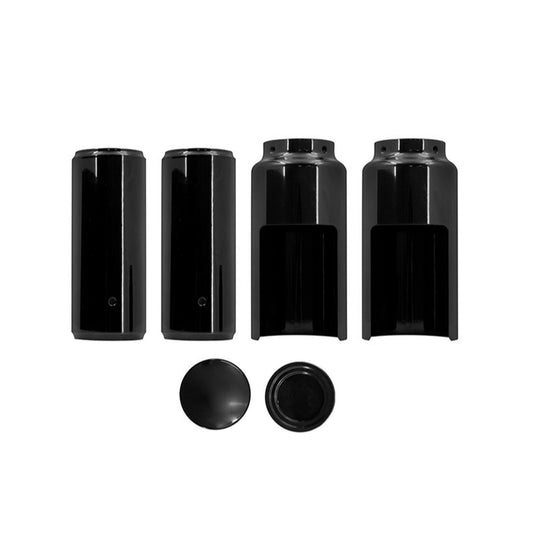 Black Fork Cover Set For Harley Softail M8 Street Bob 2018-2022 Full