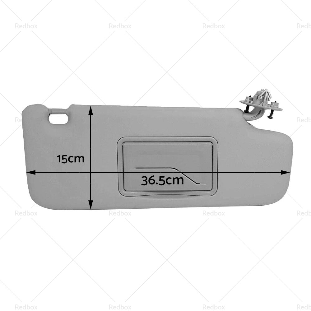 {{ Pair Sun Visor Left Right Suitable For Holden Barina TM 2011-2018 Grey }} - Buy Car Parts Online at {{ Kaka Auto Parts }}.