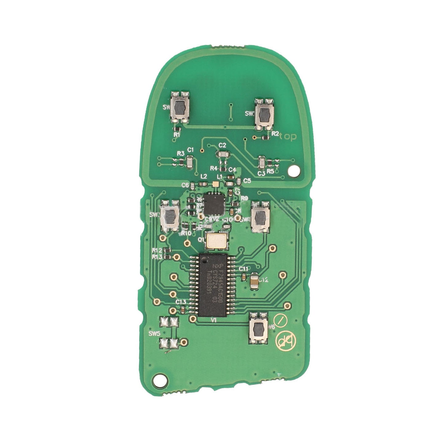 3-Button Smart Car Remote Key Replacement Suitable For Jeep Grand Cherokee 2014-2019