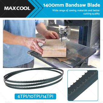 compare product 1400MM BLADE FOR WORKZONE FERREX HBS20 350W BANDSAW FROM ALDI - VARIOUS TPI'S