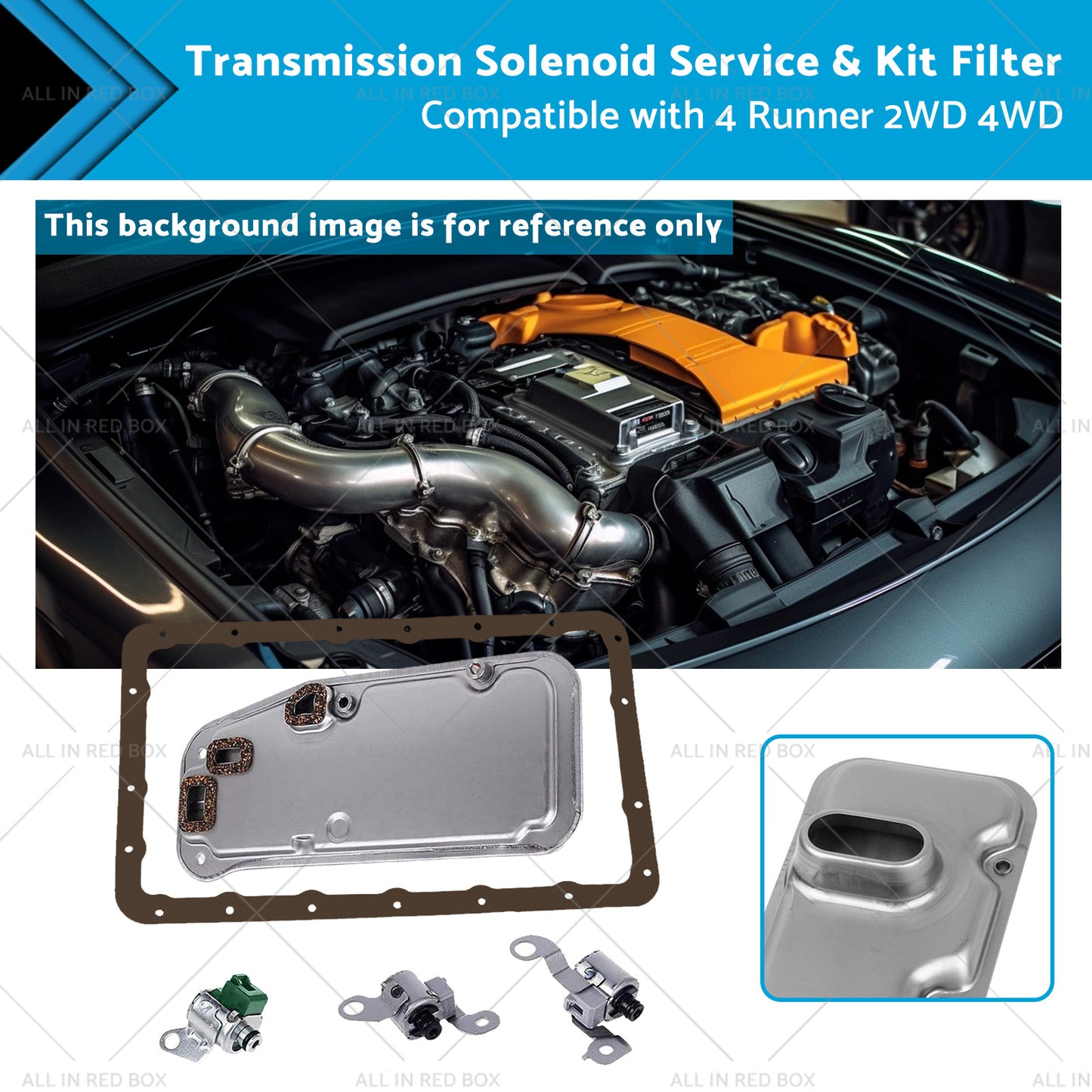{{ Transmission Solenoid Service  and  Kit Filter Suitable for 4 Runner 2WD 4WD 00-04 }} - Buy Car Parts Online at {{ Kaka Auto Parts }}.