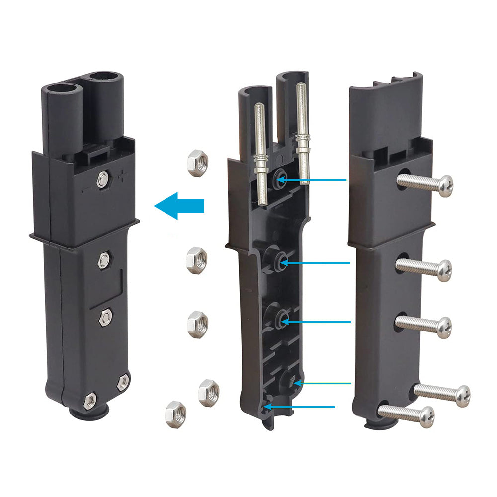 DC Charger Plug Suitable For Yamaha G19 G22 Golf Cart 48V MAC Chargers JR1-H235A-00