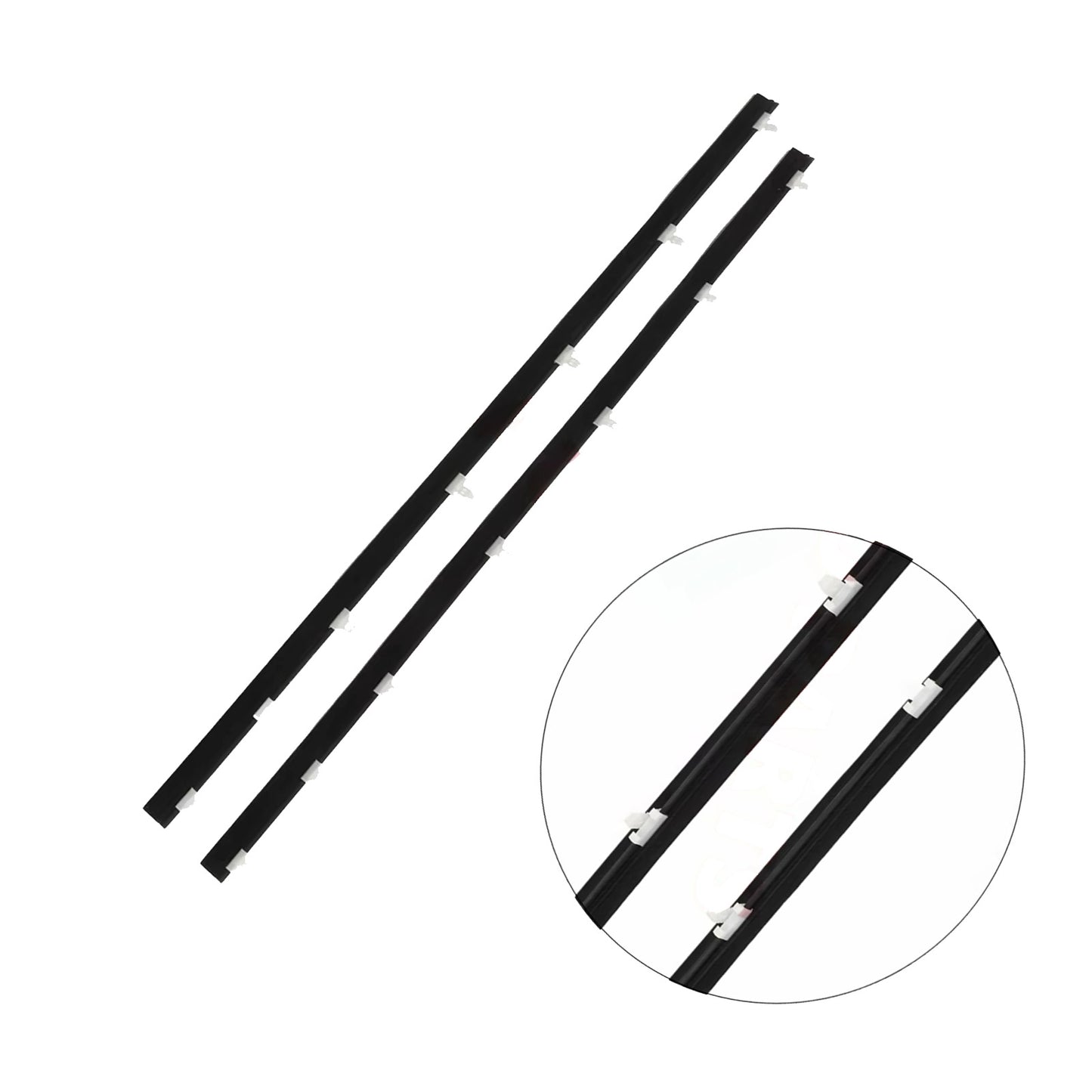 {{ 2x Front Outer Door Weatherstrips Suitable For LandCruiser 70 75 78 79 Series }} - Buy Car Parts Online at {{ Kaka Auto Parts }}.
