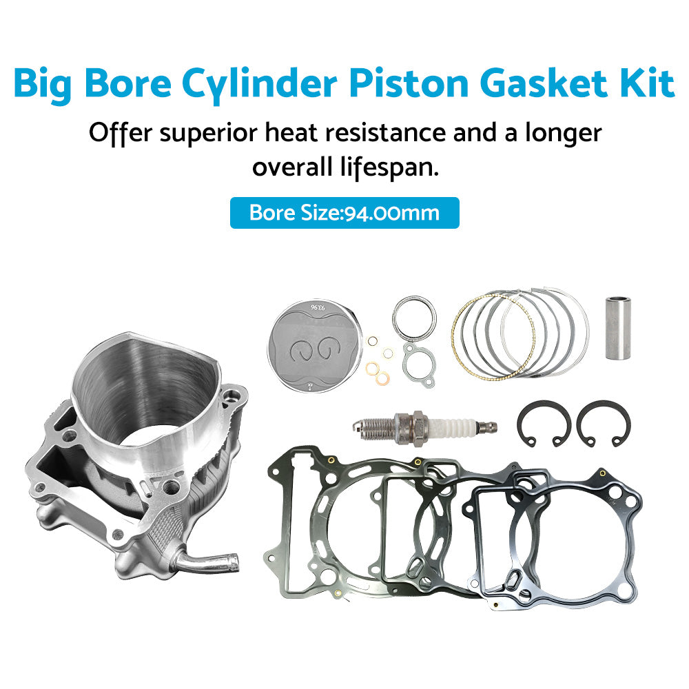 {{ 434cc Big Bore Cylinder Piston Gasket Kit Suitable For Suzuki DR-Z 400 2000-2021 }} - Buy Car Parts Online at {{ Kaka Auto Parts }}.