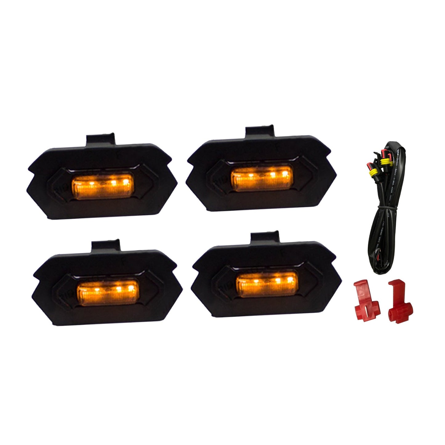 4x Indicator Light Amber Lamp Suitable For Ford Ranger Wildtrak Next Gen 2022-On