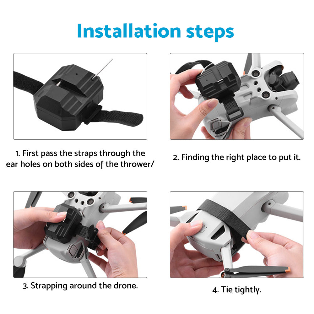 Drone Dropping Delivery Thrower Air Dropper Device Suitable for DJI Mini 3 Pro