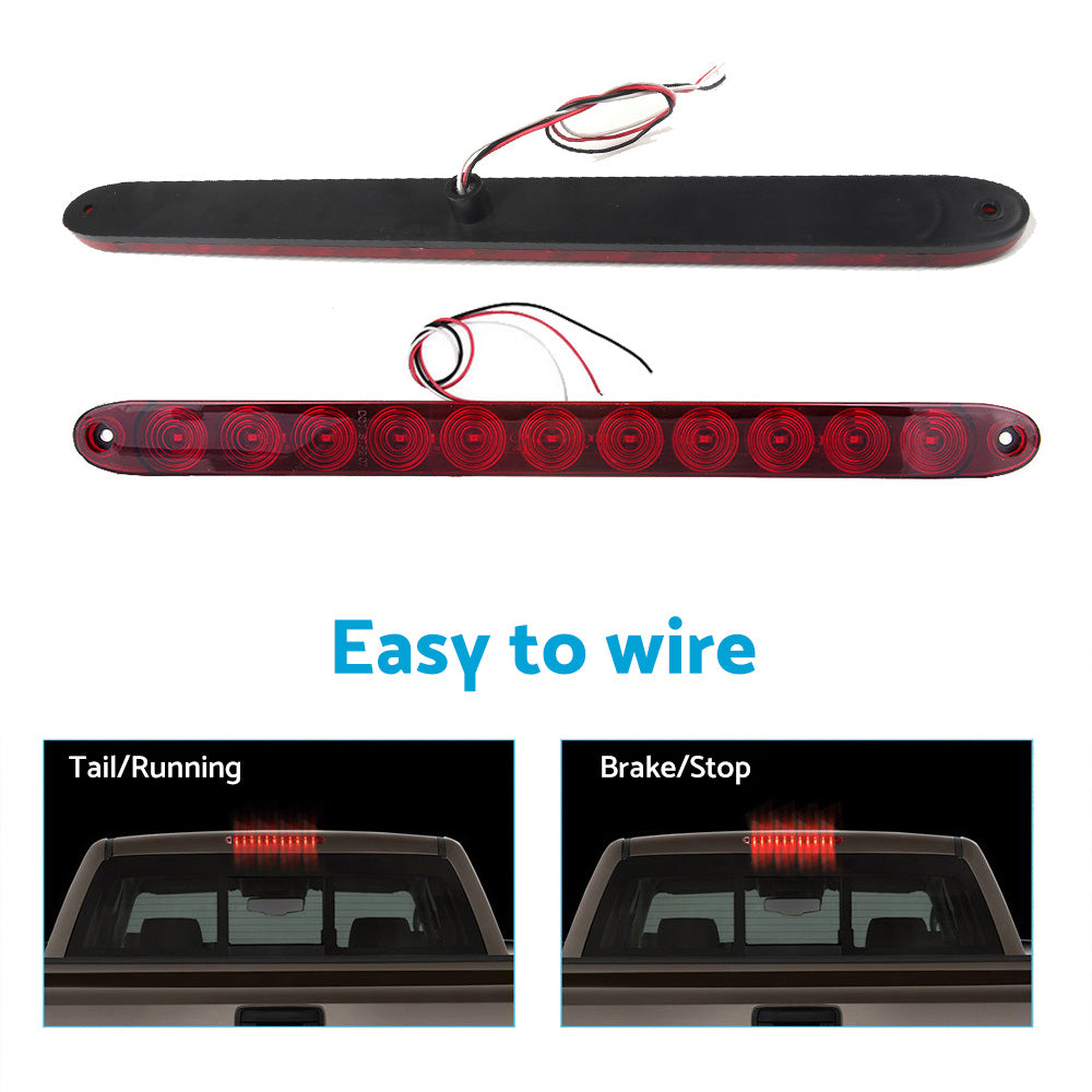 {{ Universal 11 LED Car 3RD Third Brake Light Rear Tail Light High Mount Stop Lamp }} - Buy Car Parts Online at {{ Kaka Auto Parts }}.