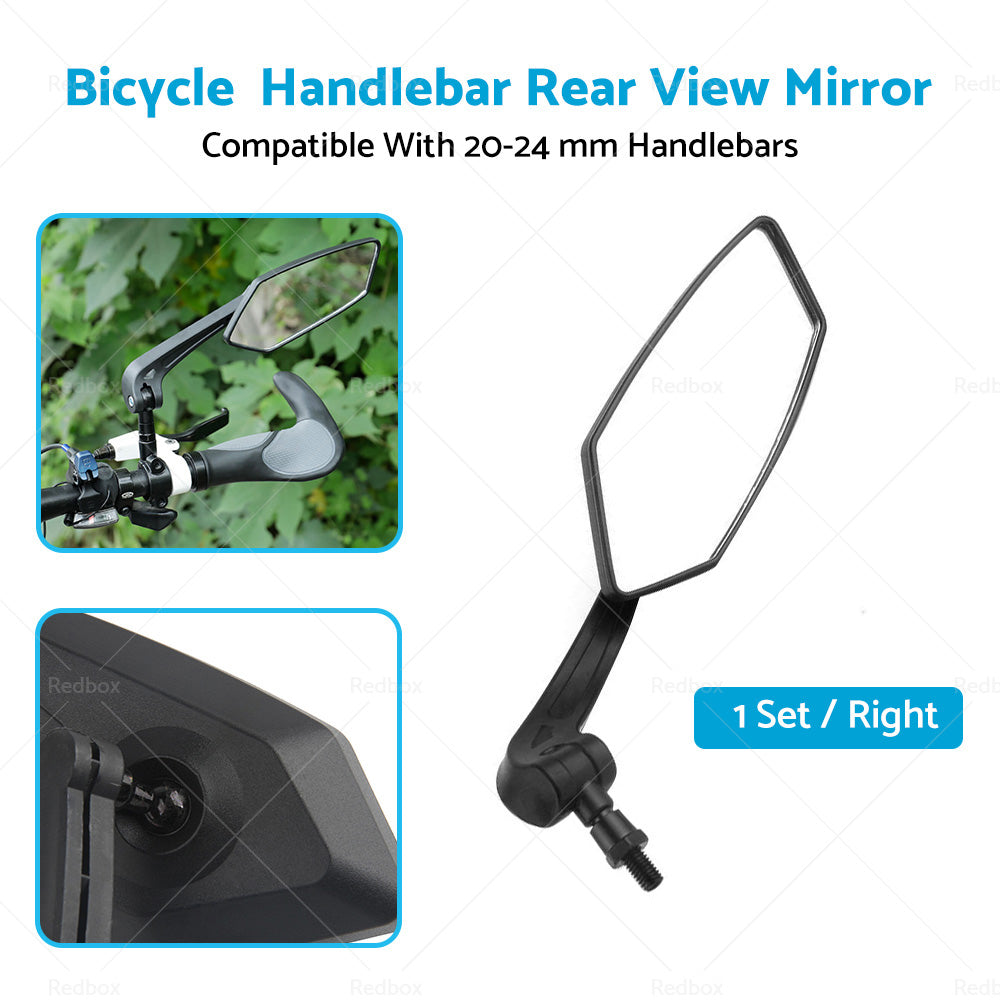 {{ Bicycle Bike Cycle Handlebar Rear View Mirrors Rearview Rectangle Back Mirror }} - Buy Car Parts Online at {{ Kaka Auto Parts }}.