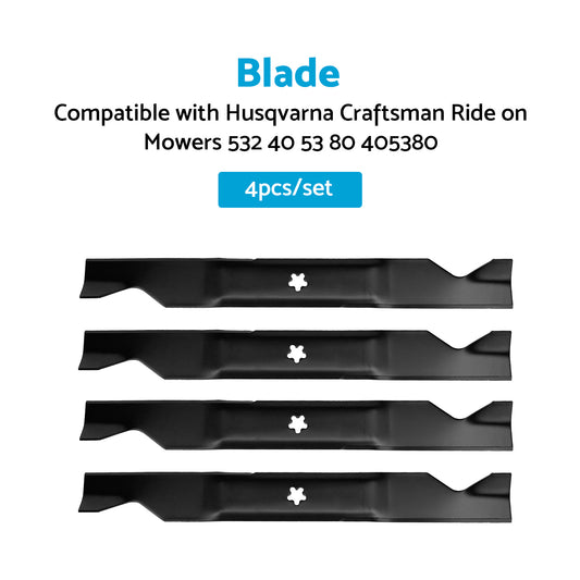 46inch Blades Suitable For Husqvarna Craftsman Ride on Mowers 405380 532 40 53 80