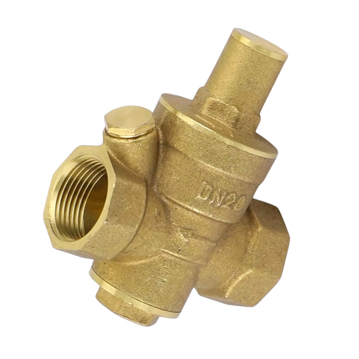 {{ DN15/20/25 Brass Adjustable Water Pressure Reducing Valve with Gauge }} - Buy Car Parts Online at {{ Kaka Auto Parts }}.