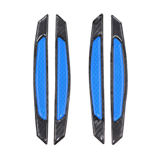 Reflective Carbon Fiber Car Door Edge Guard Bump Protector Sticker Suitable For Universal Use