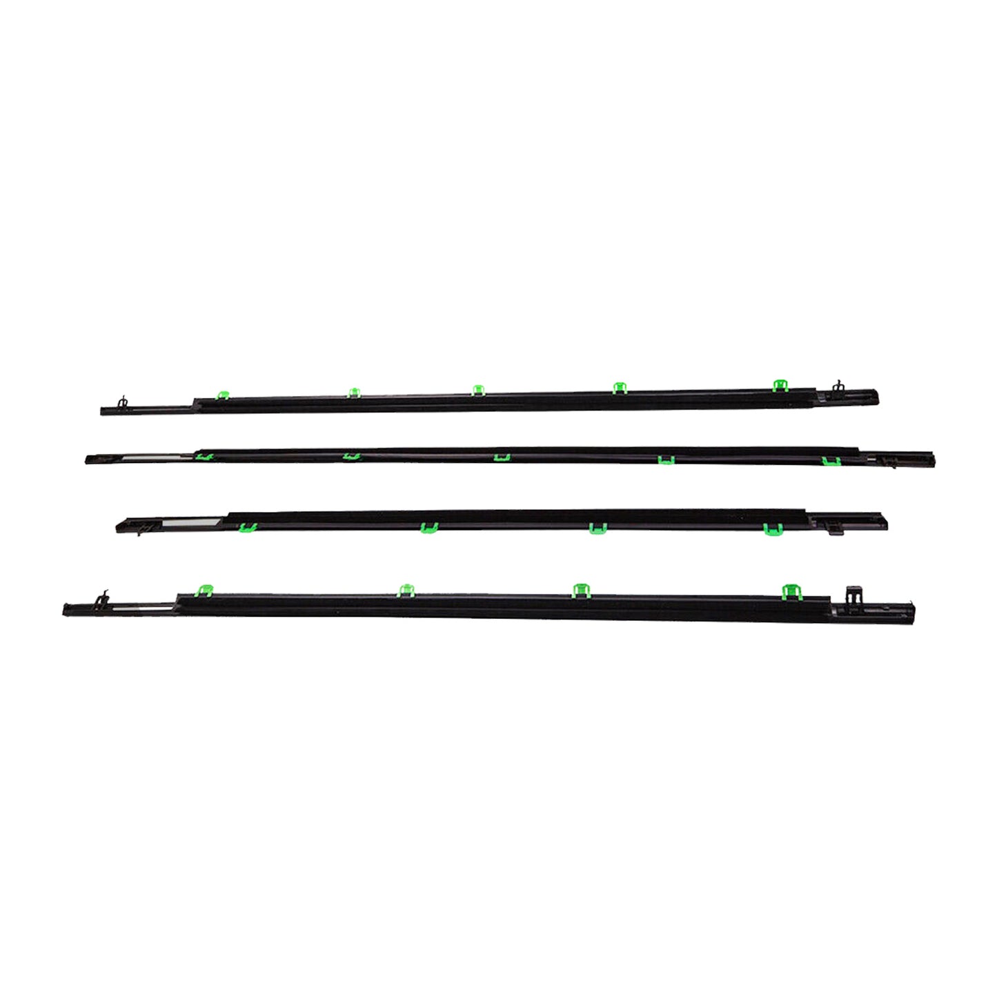 Black Weatherstrip Window Moulding Trim Seal Suitable For Honda CR-V 2007-2011