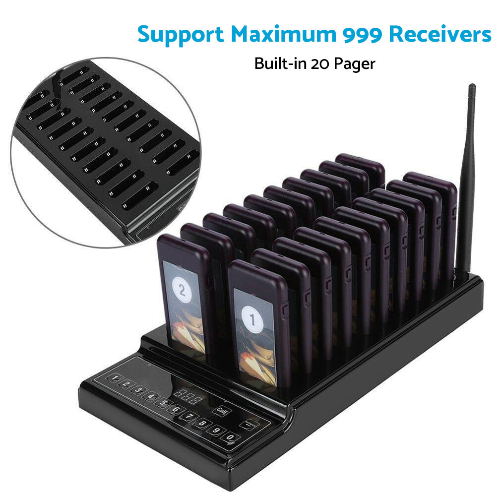 {{ 20 Restaurant Coaster Pager Guest Call Wireless Paging Queuing Calling System }} - Buy Car Parts Online at {{ Kaka Auto Parts }}.