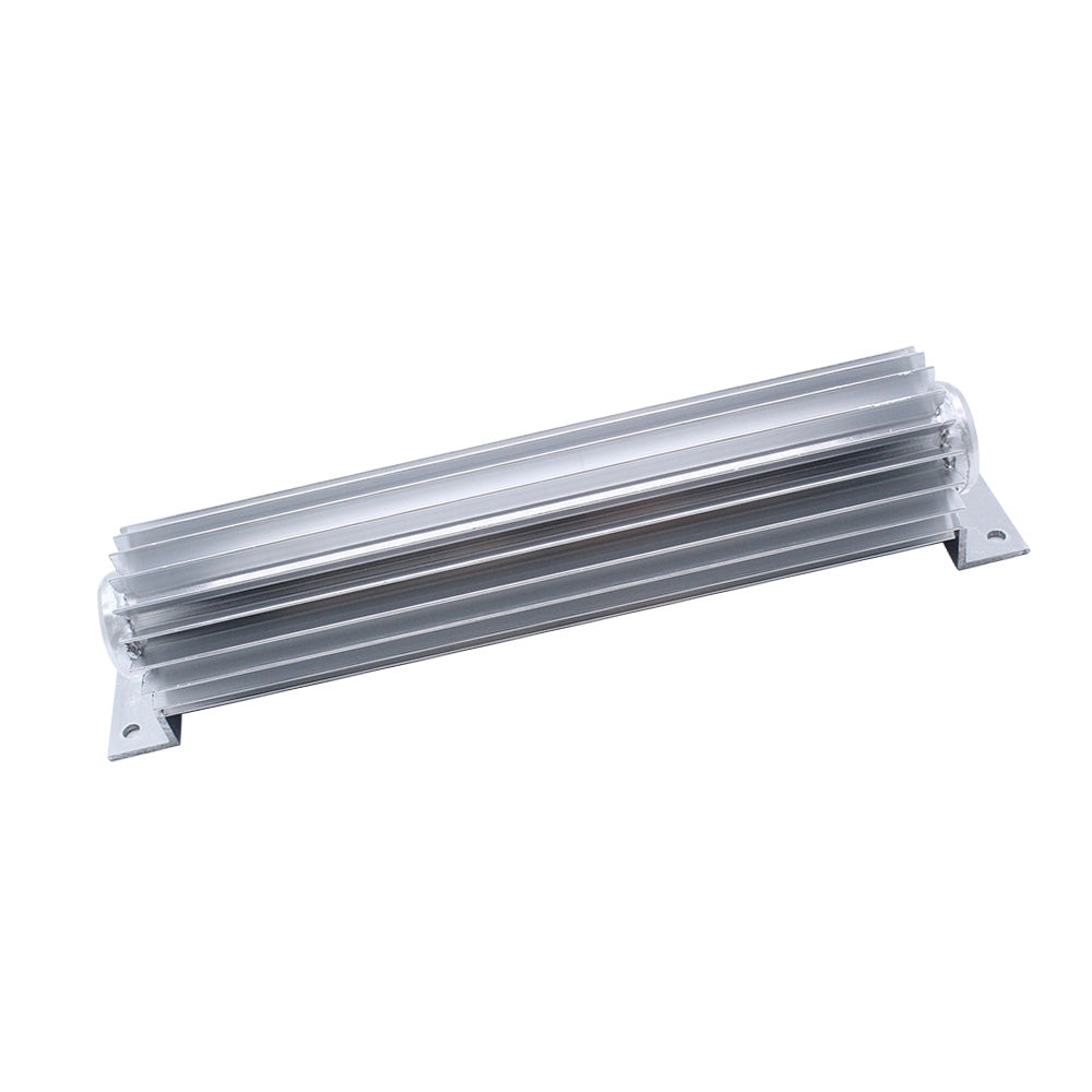 Universal 12 Inch Aluminum Dual Pass Finned Transmission Oil Cooler With Fittings Suitable For Universal Use