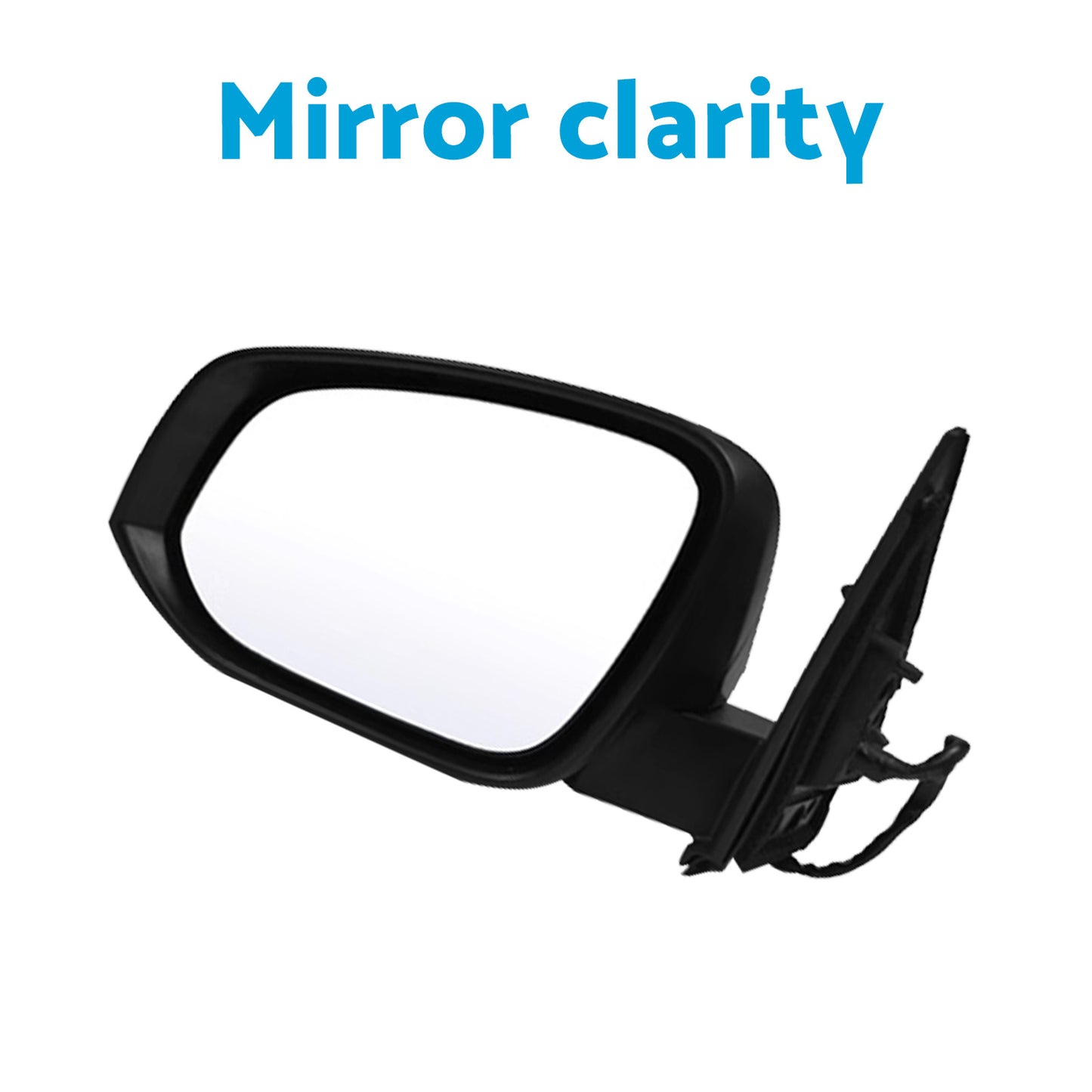 Left Side Door Mirror White Suitable For Toyota RAV4 2013-2018 5-Wire