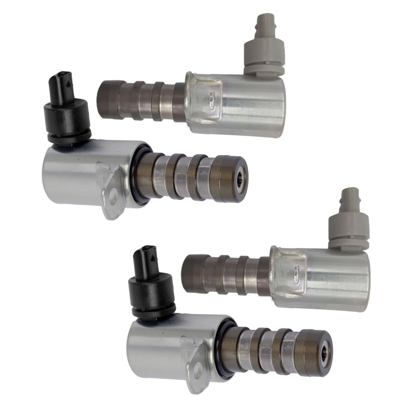 4x Variable Valve Timing Solenoid Suitable For Ford F150 Edge Explorer Lincoln 3.5L 3.7L 5.4L