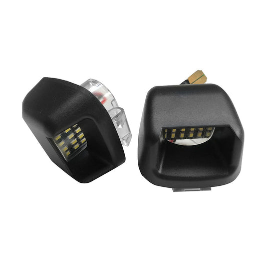 License LED Number Plate Lights Suitable For Nissan Navara D40 2005-2016 Rear Bumper