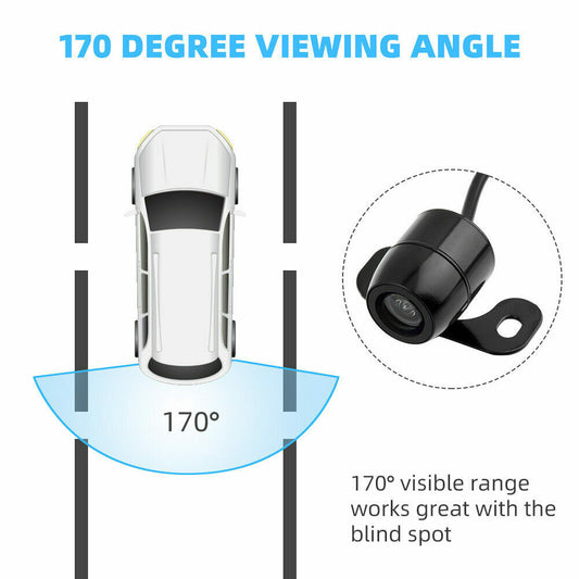 170 Angle Car Reverse Camera Waterproof Rear View Backup Parking With IR Night Vision