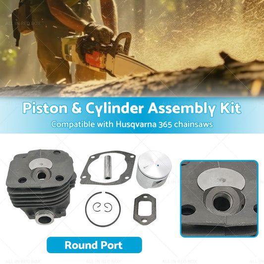 Suitable for Husqvarna 365 Chainsaw 48mm Piston  and  Cylinder Assembly Kit