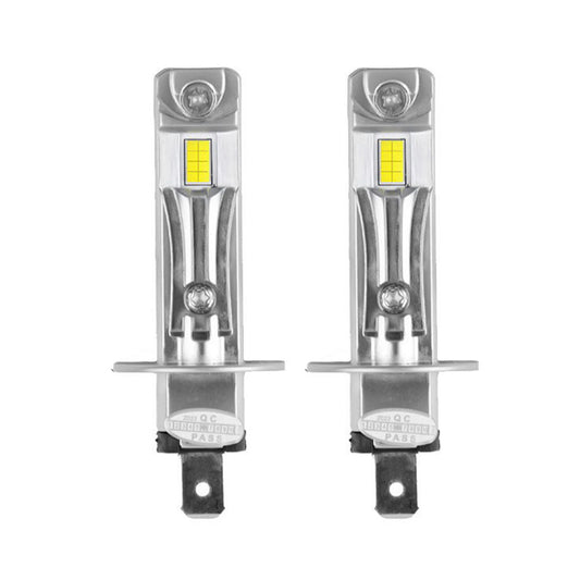 H1 LED Headlight Kit 6000K White 220W 30000LM High Low Beam Globes Suitable For Universal 12V Vehicles